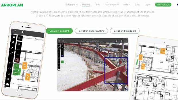 Aproplan digitalise les chantiers