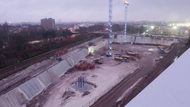 Le gros oeuvre a débuté sur le chantier Lillenium