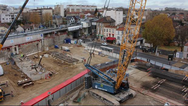 Arcueil-Cachan : les parois moulées ont un train d'avance