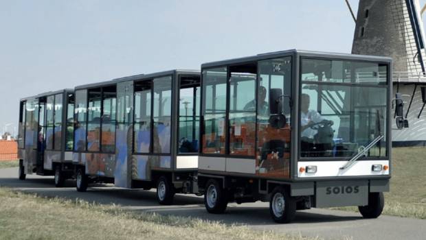 Un train électrique à Carcassonne