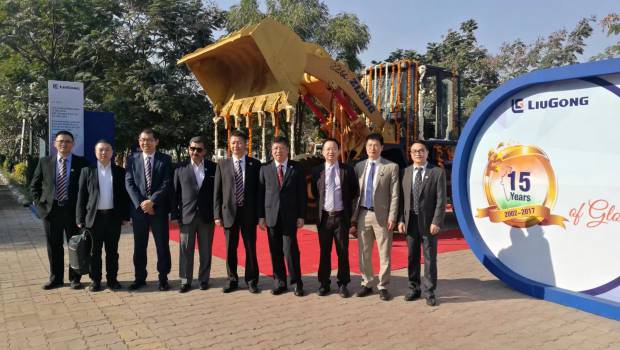 LiuGong célèbre 15 ans d'activité en Inde