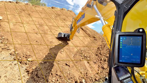 Komatsu mise sur le high-tech sur Intermat