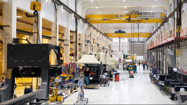 Nouvelle ligne d'assemblage à l'usine Metso de Tampere