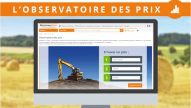 Machineryzone lance un observatoire des prix des matériels de BTP