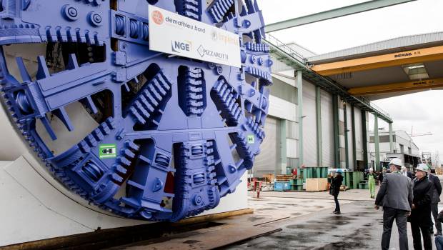 Le 1er tunnelier du Grand Paris débarque à Champigny-sur-Marne