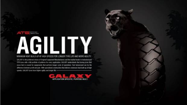 ATG investit pour la construction avec ses pneus Galaxy