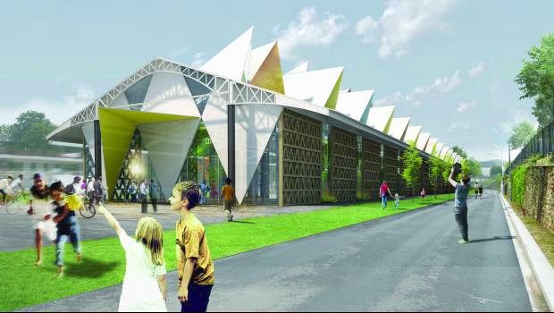 La nouvelle vie de l'ancienne halle ferroviaire de Versailles-Chantiers