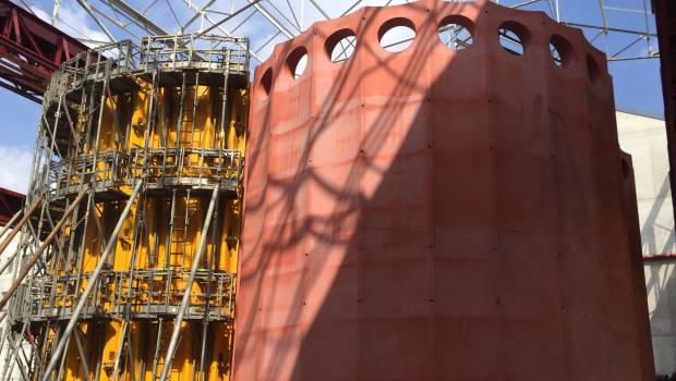 Un bassin de stockage des eaux pluviales à Lille Fives