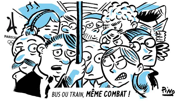 LA VIGNETTE DE LA SEMAINE - Des BHNS pour desservir les sites olympiques ?