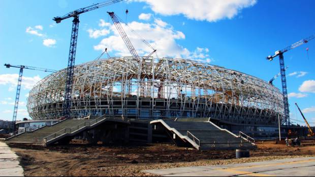 Tekla Structures modélise le stade de Mordovie