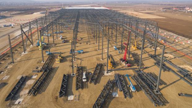 120 nacelles Genie sur la nouvelle usine de Jaguar en Slovaquie