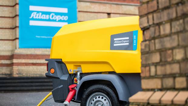 Un compresseur électrique chez Atlas Copco