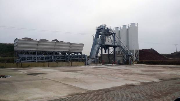 Une centrale à béton Ammann chez GTP