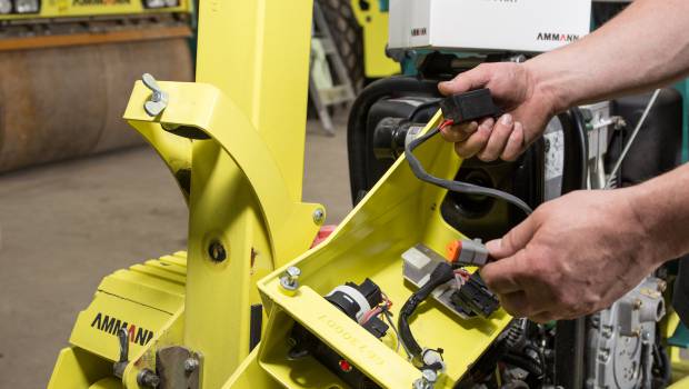 Ammann lance un système de contrôle pour les compacteurs légers