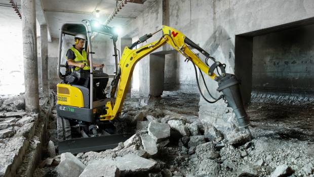 Wacker Neuson : une mini-pelle électrique en exclusivité sur Intermat