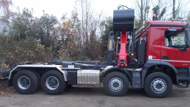 Grue Epsilon Palfinger Q150Z95TR pour les TP intensifs