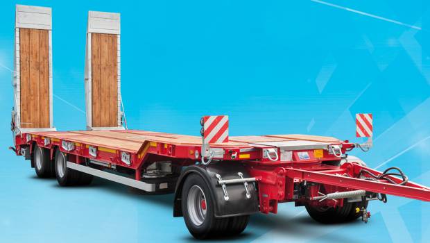 Les semi-remorques Fruehauf mettent le cap sur Intermat