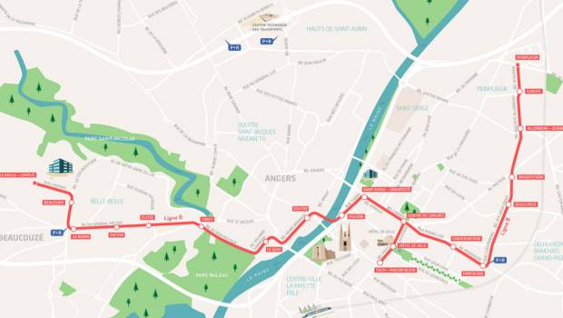 Quelles stations pour la ligne B du tramway d'Angers ?