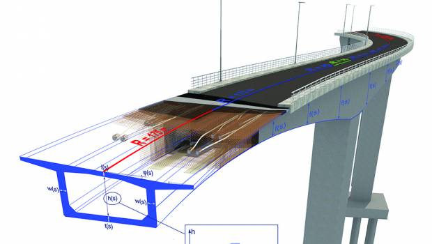 Allplan modélise les paramètres de ponts avec le BIM