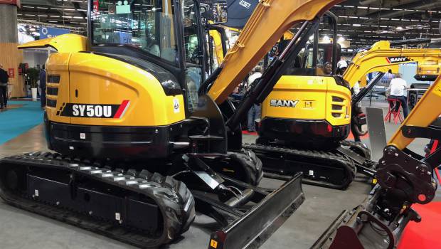 Deux pelles compactes chez Sany !