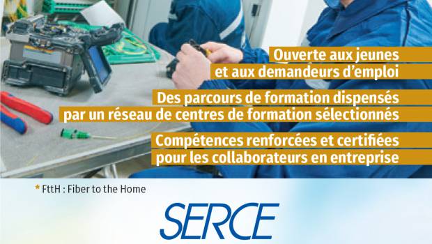 S'informer sur le CQP «Monteur raccordeur FttH» avec le SERCE