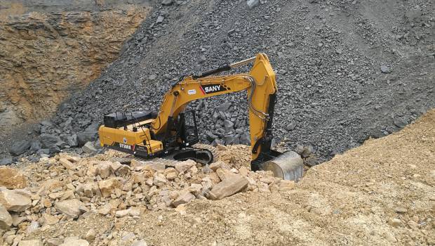 La 1re pelle Sany de 50 t en Europe est chez Dannenmuller
