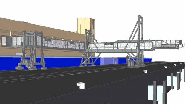 Une nouvelle passerelle croisière au port de Cherbourg