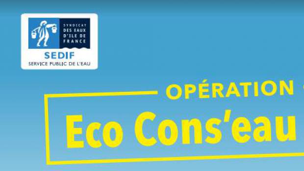 Opération Eco Cons'eau au Sedif