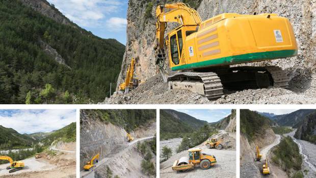 Péone : la RD29 dans le droit chemin