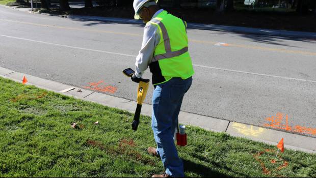 Détection de réseaux enterrés en 3D et en couleur avec le vLoc