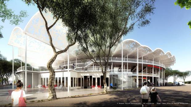 Les nouvelles arènes de Lunel prennent forme