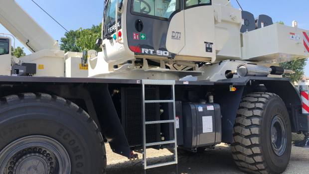 Terex RT 90 : une grue très TP