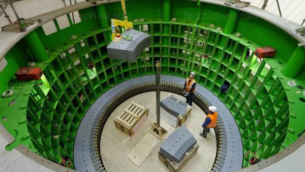 Le chantier de la centrale de la Coche en bonne voie