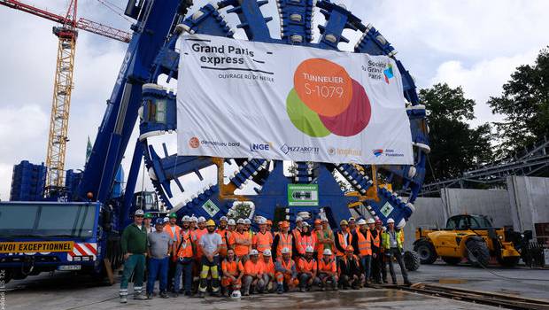 « Malala » est le 2e tunnelier du Grand Paris Express