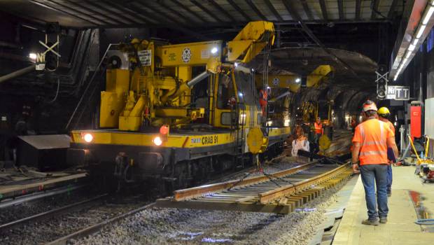 Pic de travaux pour SNCF Réseau IDF