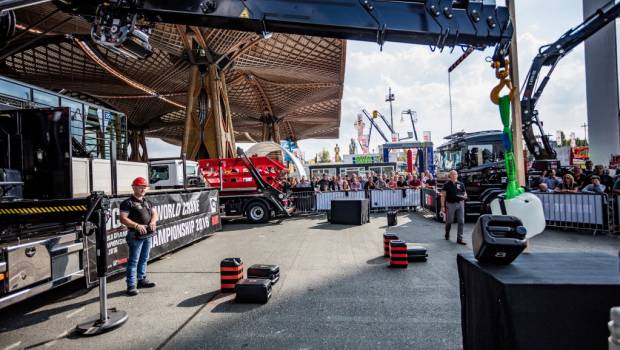 Hiab prépare une compétition d’opérateurs de grues en Allemagne