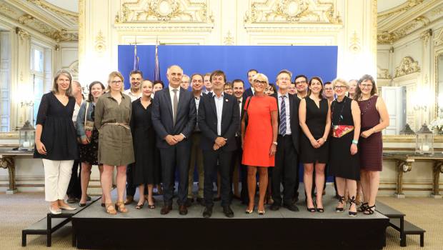 Cube 2020 : les lauréats 2017 reçus par Nicolas Hulot