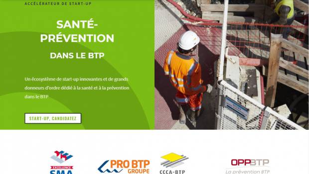 Accélérateur Santé - Prévention dans le BTP : quelles start-up retenues ?