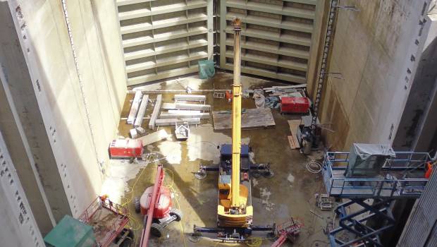 Fin des travaux sur la base navale de la presqu'île de l'Ile Longue