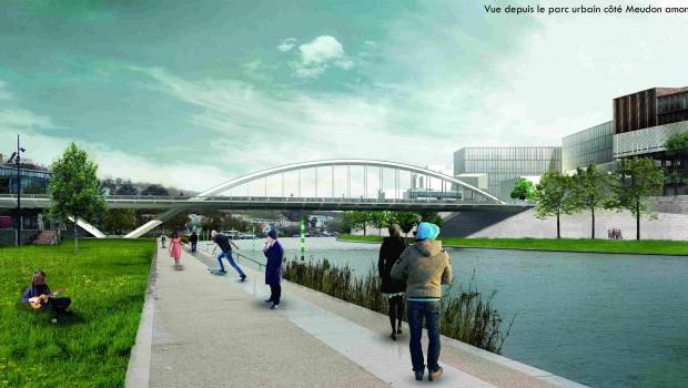 Sur l'Ile Seguin, le pont Seibert laisse place à un nouvel ouvrage