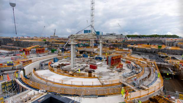 Hinkley Point C : EDF aura terminé la dalle de béton de 4500 t en 2019