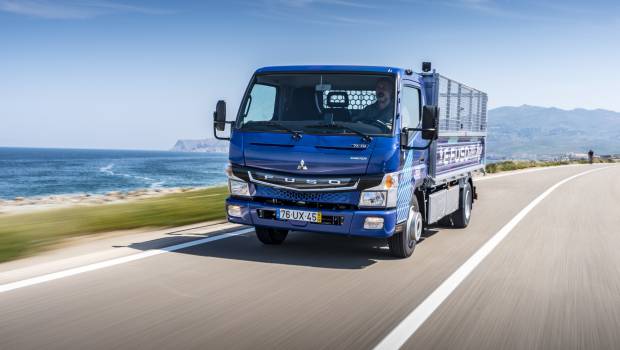 Le Fuso eCanter électrique à Technotrans