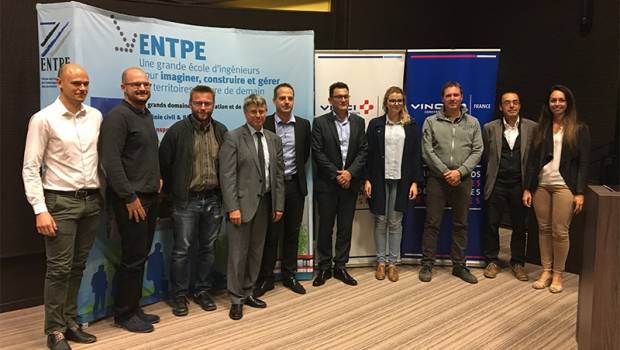 Vinci Construction accompagne la formation des étudiants de l’ENTPE