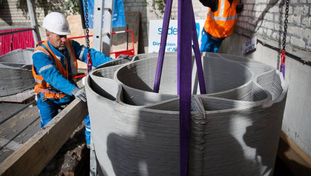 Impression 3D en béton : le regard au doigt et à l’œil