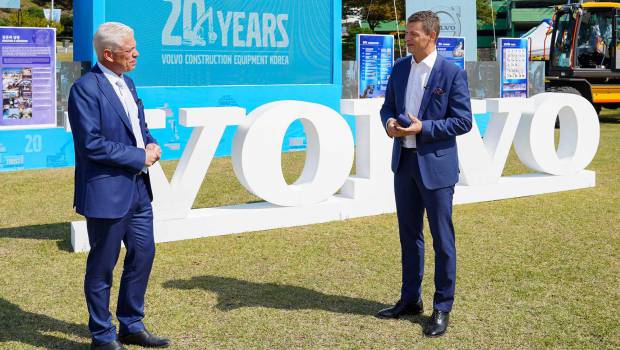 20 ans de production coréenne pour Volvo CE