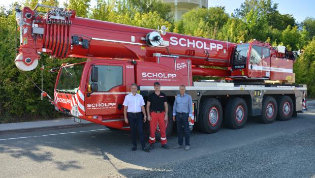 Une Demag AC 220-5 rejoint le parc de Scholpp Kran und Transport