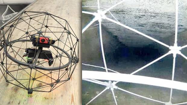 Drone volant Eurovia - Valentin pour inspection de canalisation