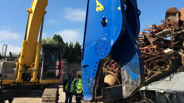 Pollutec : des cisailles Arden Equipment pour la ferraille