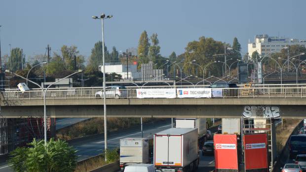 Réparation du pont du marché de Rungis