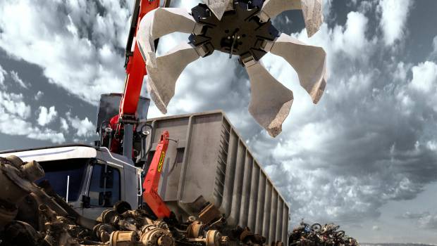 Les grues Epsilon de Palfinger pour le recyclage